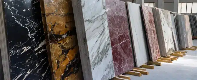 Homeowner Exploring Quality Countertop Options At A Countertop Showroom Near Cromwell, CT With Professional Design And Installation Guidance.